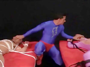 Gay Superhero Sex - Superhero Studs get tied up Gay Porn Video - TheGay.com
