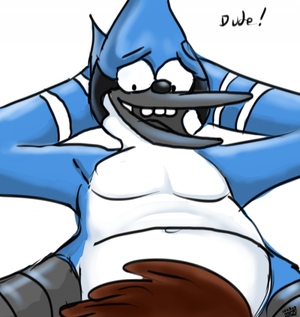 Hentai Blowjob Shows - We don't know who gives Mordecai a blowjob right now but he looks very  happy! â€“ Regular Show Porn