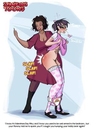 anime spanking galleries - Miku's Valentine Day Spanking