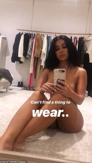 Kim Kardashian Porn Captions - MAFS' Martha Kalifatidis is busted recreating Kim Kardashian's pose, caption  and even home decor | Daily Mail Online