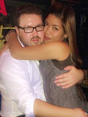 Motherless Baby Porn - Porn obsession: Jutting pictured with his last girlfriend, Filipino Joanna  Mendoza, whom he