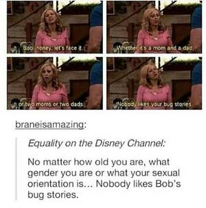 Good Luck Charlie Lesbian Porn - No one likes Bobs bug stories