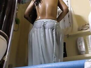indian shower cam - South indian maid cleaning shower and showering web cam on Porn Hub Live