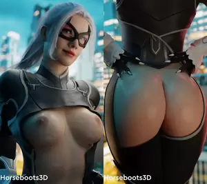 black cat nude gallery - Black cat horseboots3d marvel nude porn picture | Nudeporn.org