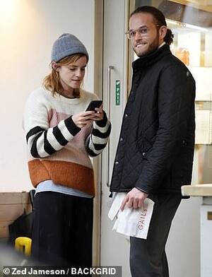 extreme interracial emma watson - Emma Watson Updates: Emma Watson smooching her new boyfriend in London  [October 22, 2019]