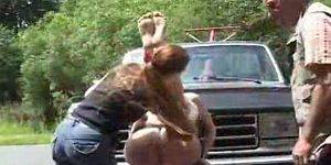 Car Bondage Porn - Car bondage