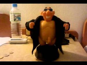 Cartoon Toys Dick - Funny shaking penis man.