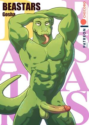Gosha Porn - Furry 34 com / beastars, gosha (beastars), chicobo, komodo dragon, lizard