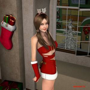 3d Xmas Porn - This christmas, everyone gets what they really want, especially Claire.  Happy Holidays :)