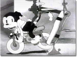 black ass spanking cartoons - to being forced to ride a bicycle connected to a spanking wheel that bashes  his ass so hard that smoke starts emanating from it .