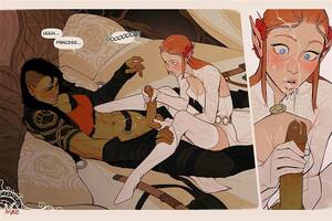 Elf Porn Shemale - InCase The elf Princess and her shemale Bodyguard | XXXComics.Org