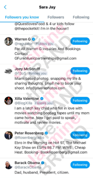 Barack Obama Porn Captions - Barack Obama - Porn Star Sara Jay Trending After Fans Notice Obama Is  Following Her On Twitter - theJasmineBRAND