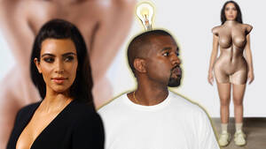 Kim Kardashian Hd - Con desnudos y una actriz porno parecida a Kim Kardashian, Kanye West vende  sus tenis | Univision Famosos | Univision