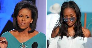 Michelle Obama Fake Porn Stars - Michelle Obama Telling Sasha to Get a Job After Graduation: Source