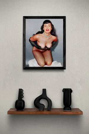 betty bettie page color nude - Color Bettie Page Photo Nude Model Nude Bettie Page Vintage - Etsy Norway