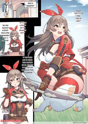 amber cartoon porn - âœ…ï¸ Porn comic Amber. Zoku Genshin Impact Sex comic Caught Young Hot | Porn  comics in English for adults only | sexkomix2.com