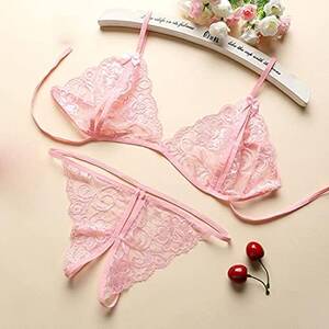 free bra and panties - MOOCO MORNING Women Sexy Lingerie Set Lace Strappy Push Up Bra Set Erotic  Lingerie Porn Femme Thread Free Underwear Bralette Set Lingerie Woman :  Amazon.nl: Fashion