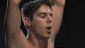 full spanking videos - Hot man Chase is hoised and spanked for a red butt