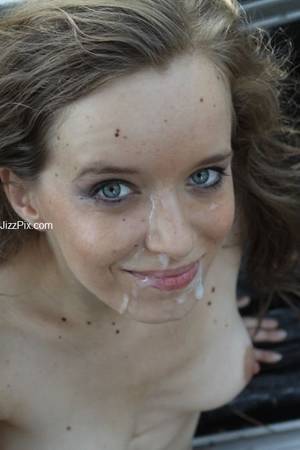 Cute Amateur Facial - cute amateur college girl gets jizzed on her face