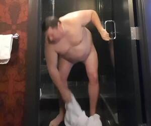 huge erect cock chub - Chub Daddy With Small Penis Showering Naked watch online