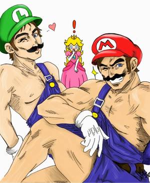 Gay Mario - So, after spending hours online giggling, here's our favorite gay themed  Mario fan art from the interwebs!