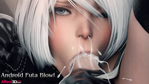 Futanari Porn Cum - Futanari Cum in Android Futa Blow! by Red404 - Affect3D.com