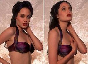 Angelina Jolie Big Tits - Introducing Angelina Jolie as a 16-year-old swimsuit model