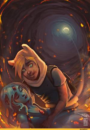 Ice King And Flame Princess Porn - Adventure Time collab with PaolaPieretti Burning Low