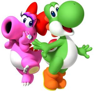 Mario Birdo Porn - Yoshi and Birdo from the Super Mario series. Their artworks are from Mario  Party Yoshi, Birdo and the Mario series Â© belong to Yoshi and Birdo