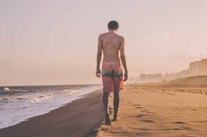 ejaculating on a nude beach - Are you being sized up on the beach this summer? | Moorgate Andrology