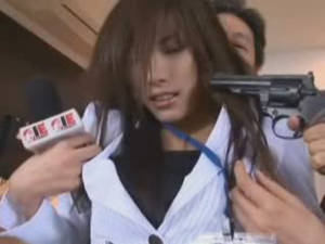 news reporter strips - Anchorwoman forced to strip naked during live broadcast