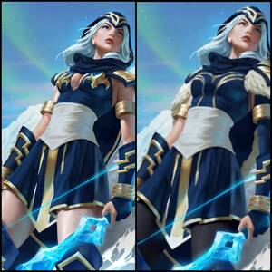 Big Tit Schoolgirl Anal - Do you all still remember back when Ashe used to looked like this im glad  they changed it : r/LegendsOfRuneterra