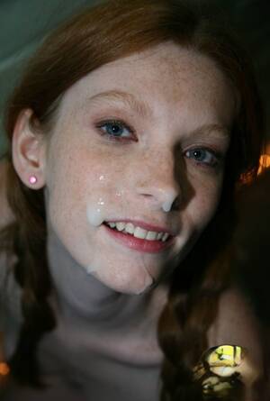 barely legal facial cumshot redhead - Redhead Cum Porn Pics - PornPics.com