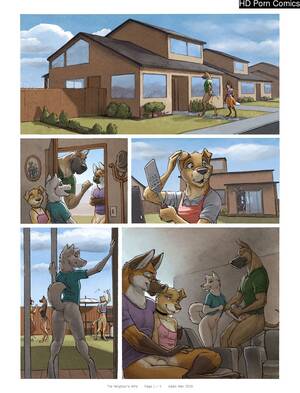 Furry Porn Wife - The Neighbor's Wife by Adam Wan comic porn | HD Porn Comics