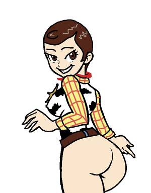 Anime Toy Story Porn - Rule 34 - ass back view breasts clothing color covered breasts disney  female female only genderswap (mtf) pixar rule 63 solo toy toy story white  background woody | 532116