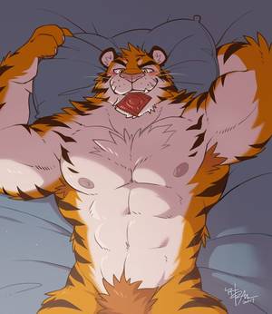 Anime Gay Tiger Porn - [Sketch] Wanna get on my bedâ€¦