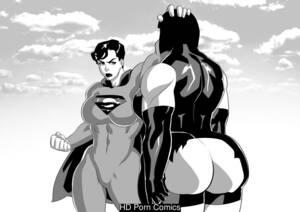 Black Superwoman Porn - Superwoman vs Femseid comic porn | HD Porn Comics