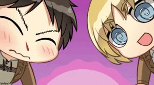 Eren X Armin Porn - The Shiganshina Trio â€” lavilevi: Eren and Armin looking at porn