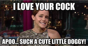 Blowjob Emma Watson - jaw is crooked from a mean blowjob imagine anal - Emma Watson Troll -  quickmeme