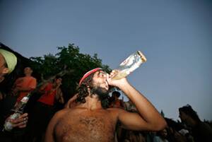 drunk russian at the beach - Lost in Goa - Tablet Magazine
