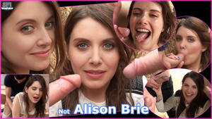 blowbang facial - Not Alison Brie MMMF blowbang, anal, facial (trailer) DeepFake Porn -  MrDeepFakes