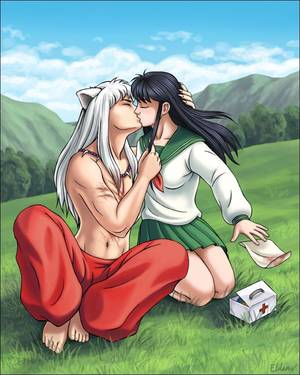 Kagome Anime Porn - Inu Yasha and Kagome from the anime Inu Yasha.