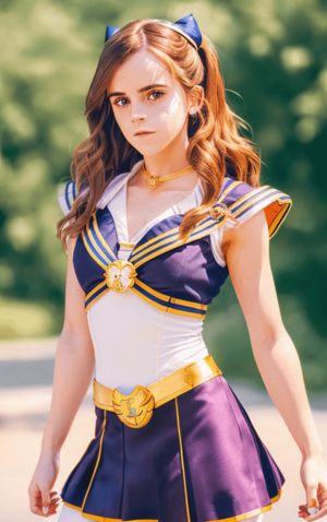 Emma Watson 3d Porn - Emma Watson as a Sailor Moon character : r/StableDiffusion