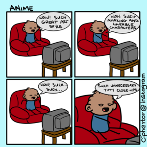 Anime Antelope Porn - Anime comic [OC] : r/comics