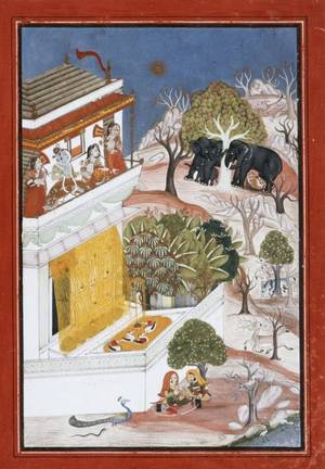 Indianography - The Month of Jeth (May-June), Folio from a Barahmasa (The