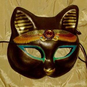 Bastet Cat Goddess Porn - Bast the egyptian cat goddess costume mask.