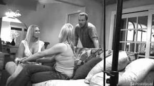 devon lee anal dp - Barbie Love and Devon Lee fuck at home together