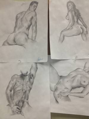 drawings of nudes - photo