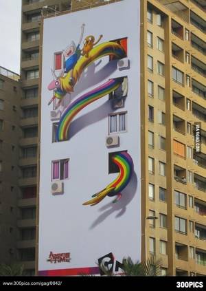 Adventure Time Birthday Porn Captions - Awesome Adventure Time building ad - 300Pics