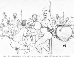 Cannibal Drawing Porn - Cannibal Drawings Girls Bound In Pots Cooking Alive - Page 3 - IMHentai
